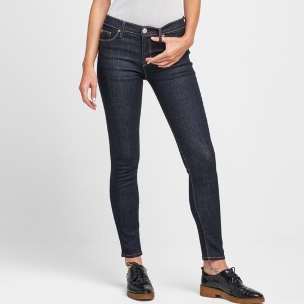 Hudson Nico Mid-Rise Super Skinny Jeans, Size 26